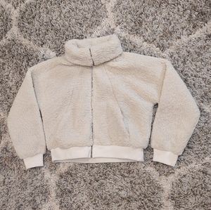Lou & Grey NWOT Teddy Bomber Jacket Shearling